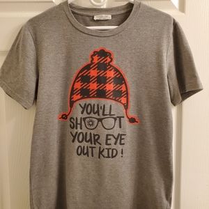 Sheshow A Christmas Story You'll Shoot Your Eye Out T-shirt size Medium
